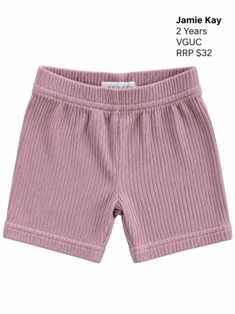 Jamie Kay Ribbed Bike Shorts 2T Girls Clothes